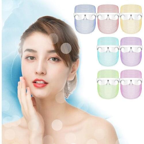 LED Mask Light Therapy Skin Rejuvenation Anti Aging Home Spa Whitening Skin Treatment Face Massager Beauty Device