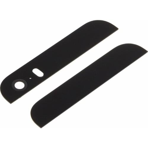 Top and Bottom Back Glass Replacement Panel for iphone 5S Black Or White Color M5TE