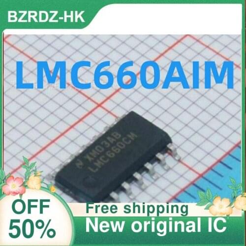 1-20PCS LMC660 LMC660AIM LMC660CM SOP14 New operational amplifier chip New original IC