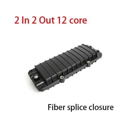 12 Core Mini Fiber Optic Splice Closure,Two in and Two out for fiber cable