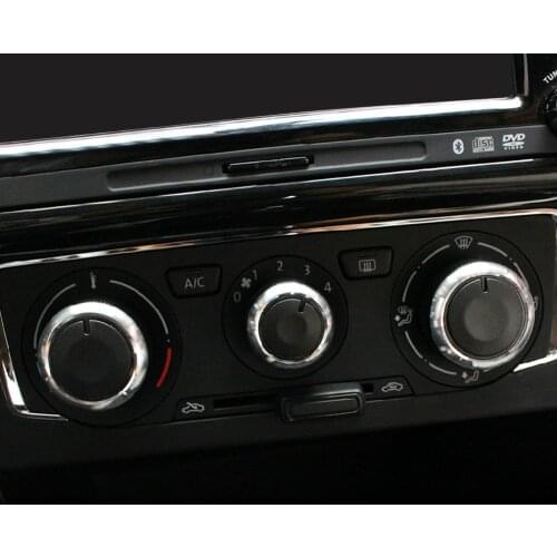 3Pcs Air Condition Heat Control Switch Knob AC Knob for VW Jetta MK5 MK6 Bora Golf 5 Tiguan Touran Passta B6 B7 Skoda Octavia A5