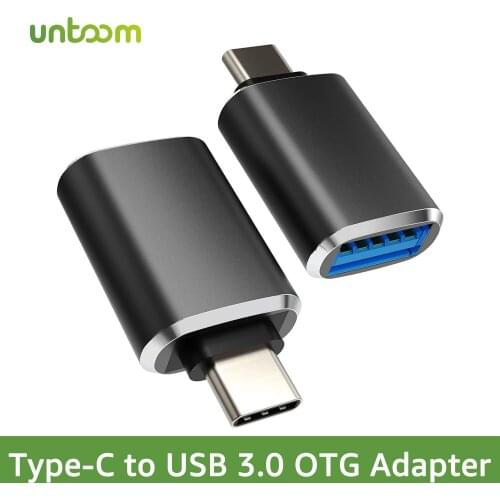 Untoom USB C OTG Adapter Fast USB3.0 to Type C Adapter Converter Type-C OTG Cable for Macbook Pro Air Samsung S10 S9 Xiaomi Mi10