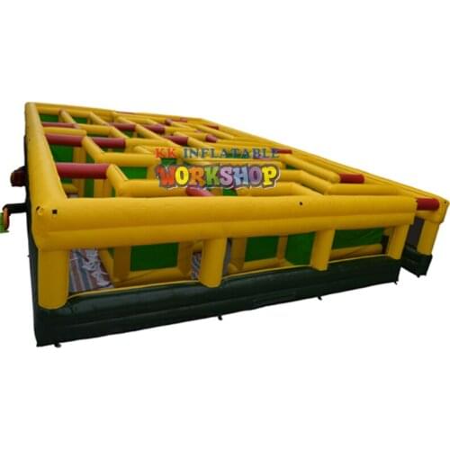 Custom make big inflatable maze game inflatable maze arena for adults and children for outdoor