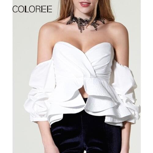 Blouses With Sleeves COLOREE China