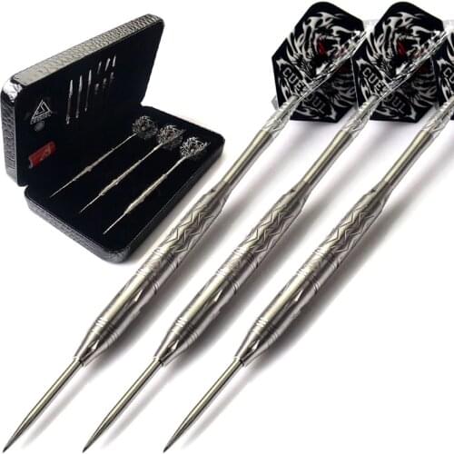 CUESOUL Fighting-Soul 95% Tungsten Conversation Steel Tip Darts With Luxury Cue Case-22g