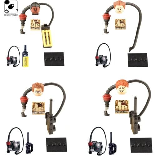 Ghostbuster Action Figure Set Building Block Mini Doll Ghost Buster Film Set Dr. Peter Venkman Raymond Stantz Bricks Kids Toys