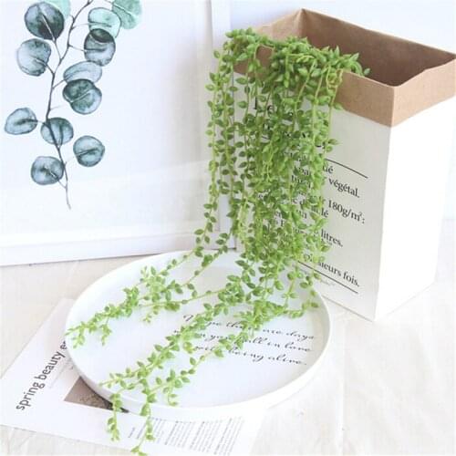 Artifical Green Plant Lover Tears Succulents Wall Hanging Fake Flowers Vines Wedding Imitation Flower Decoration
