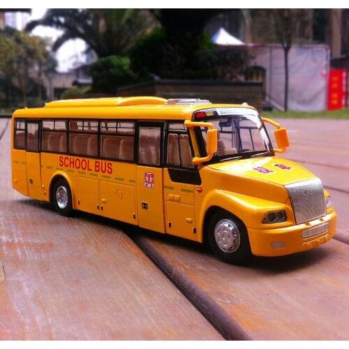 1:32 scale alloy school bus model, high simulation children bus toys, metal casting,collection model vehicle, free shipping