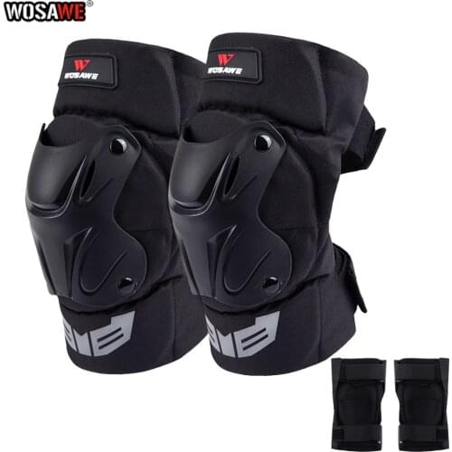 WOSAWE Motocross soft Knee Guards Elbowpads Racing Off-Road Motorcycle knee Pads MTB Bicycle Kneepads Protective gear