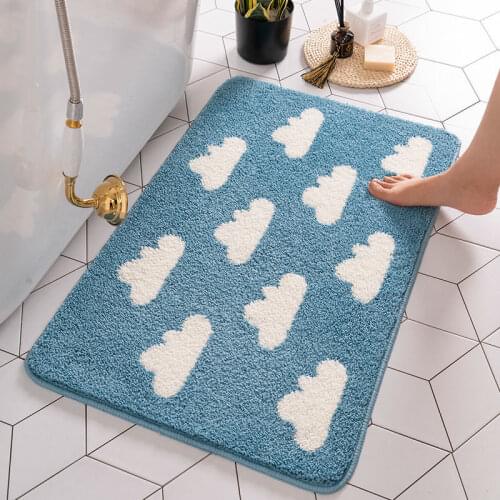 Nordic Non-slip Carpet Area Rugs Funny Bedroom Floor Lamb Mats Easy Clean Welcome Doormat home decoration Cute Bathroom Rug