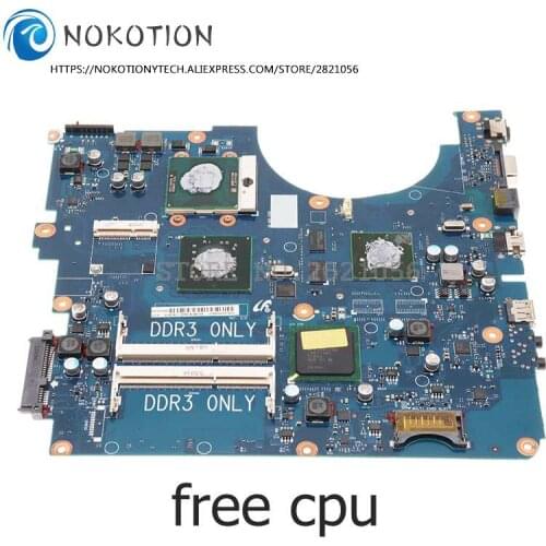NOKOTION BA92-06347B BA92-06347A BA41-01226A Laptop Motherboard For Samsung R730 NP-R730 Mainboard 17.3" PM45 GT310M Free cpu