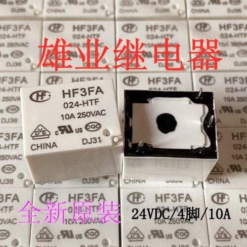 Relay HF3FA 024-htf hf3ff 024-1hst JQC-3FF 24vdc-1hs 012