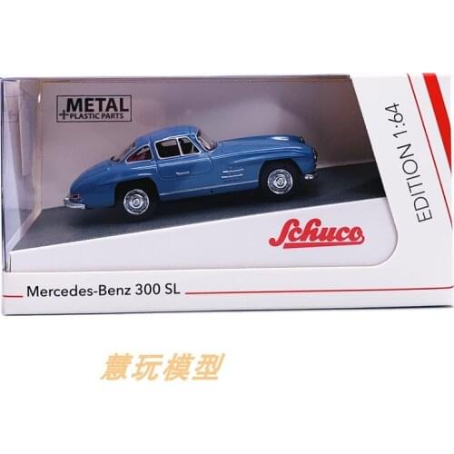 Schuco 1:64 BENZ 300sl LIMITED rubber tire Die-casting metal car model
