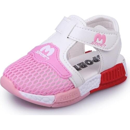 Skoex 2020 New Flat Sandal Sneakers Summer Boy Mesh Casual Shoes Children Baby Girl Beach Sandal Fashion Toddler Sport Sandals