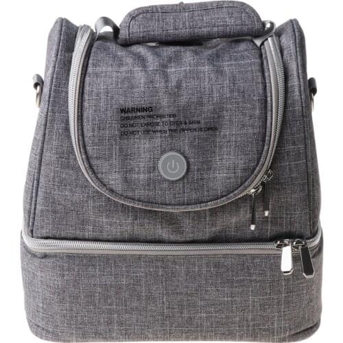 2 in 1 LED Sterilizer Bag USB Charging Disinfection Storage Organizer Handbag