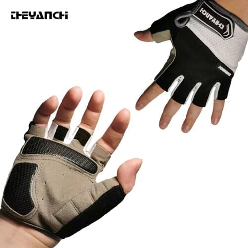 Cycling Gloves Fingerless Half Finger Bicycle Summer MTB Motorcycle Men Woman for Spotrs Gym Fitness Fishing Bike Training GIYO