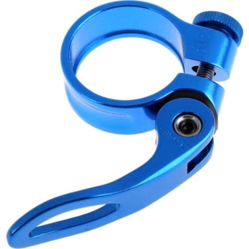 Bike Quick Release Seatpost Clamp Aluminum Alloy 31.8/34.9mm Ultralight MTB Road Bike Tube Clip Bicycle Seat Post Clamp
