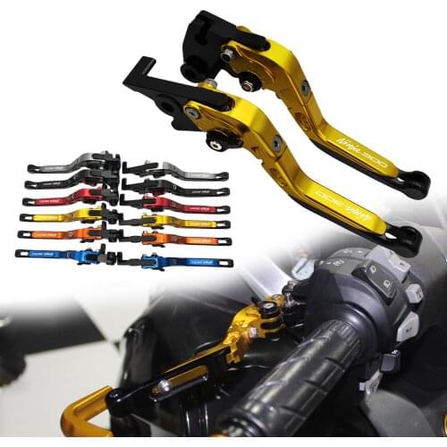 SEMSPEED Motorcycle CNC Folding Extendable Brake Clutch Lever Handle Grip For Kawasaki NINJA 300R Z300 (w and w/o ABS) 2013-2018