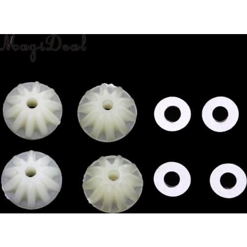 4x Plastic 12T Differential Planet Gear for Wltoys 12423 12428 RC Truck Car Models