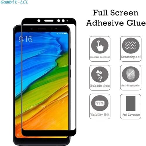9H HD Tempered Glass For Xiaomi Redmi Note 5 Full Cover 9H Protective film Screen Protector Glass FOR Xiaomi Redmi Note5