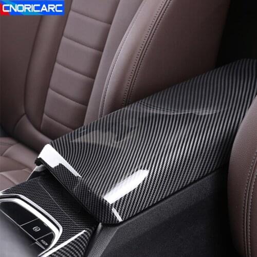 Car Styling Console Armrest Box Decoration Panel Cover Trim For BMW 3 Series G20 G28 2020 LHD Interior Accessories Sticker