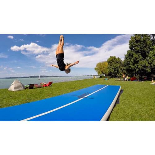 Hot Sale 4x2M Size Inflatable Air Track Gym Tumble Airtrack Inflatable Durable Gymnastics Air Floor Mattress Yoga Mat Home Use