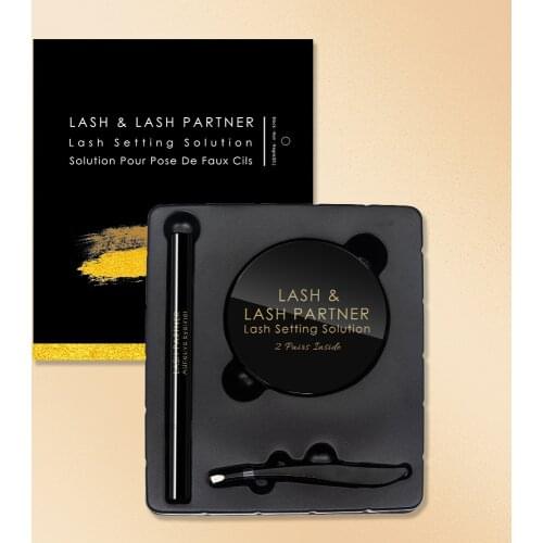 D24-D41 Black/Clear 3D False Mink Eyelashes Set Magic Eyeliner Waterproof Liquid Short False Lashes Handmade Eyelash Makeup Tool