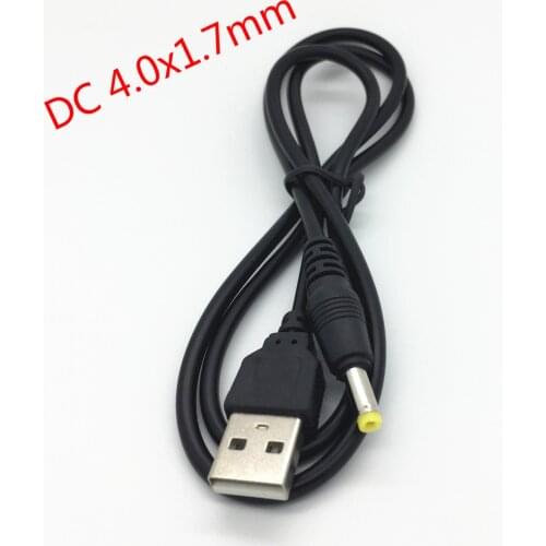 Cable For PSP 1000 2000 3000 USB Charging Cable USB To DC 4.0x1.7mm Plug 5V Power Charger Cable Cord