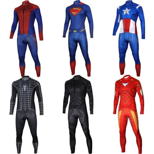 Super Hero Cycling Jersey Set Men 2021 Road Bike Clothing Male Triathlon Suit Maillot Mtb Bicycle Clothes BIB Kit Dress Uniform