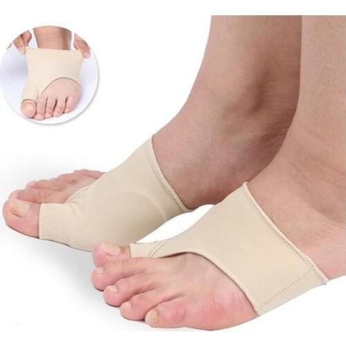 1Pair Big Bone Orthopedic Bunion Correction Pedicure Socks Silicone Hallux Valgus Corrector Braces Toes Separator Feet Care Tool