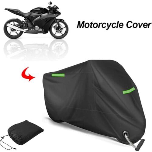 Motorcycle Protective Cover Dustproof Waterproof Cover Motorbike UV Protector Rain Dust Bike Motorcycle Cover for 96.5 inches