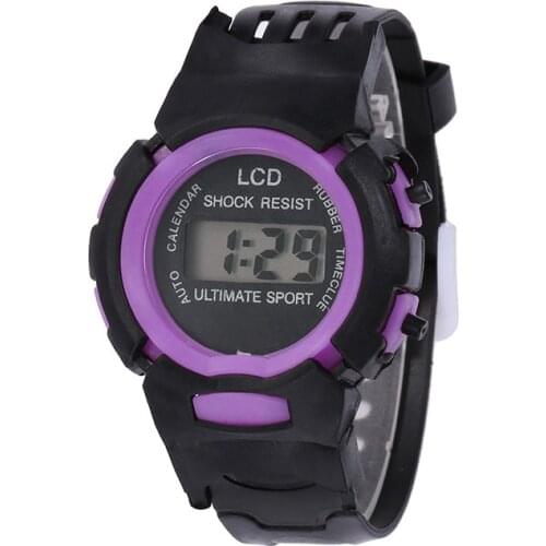 2021 New Children Watches Cute Kids Watches Sports Cartoon Watch for Girls Boys Rubber Childrens Digital LED Wristwatches Gift