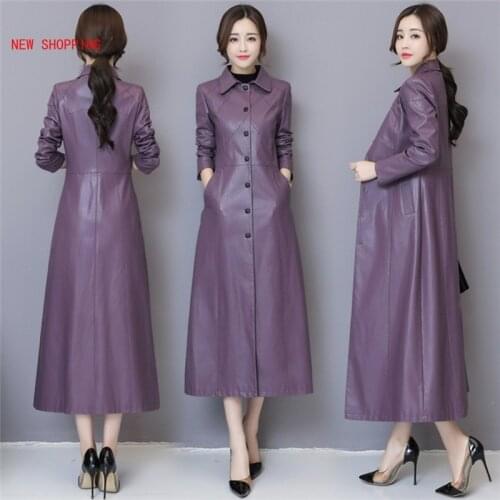 New Women Sheepskin Coat Autumn Winter 2021 Fashion Keep Warm Long Jacket Thicken Genuine Leather Coat Suede Outerwear Female