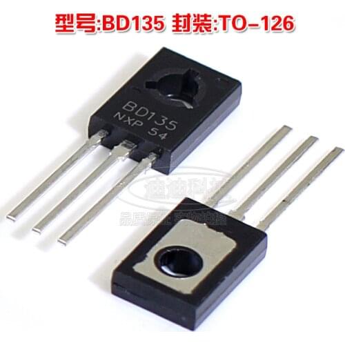 New BD135 TO-126 NPN Power Transistor Output 45V 1.5A