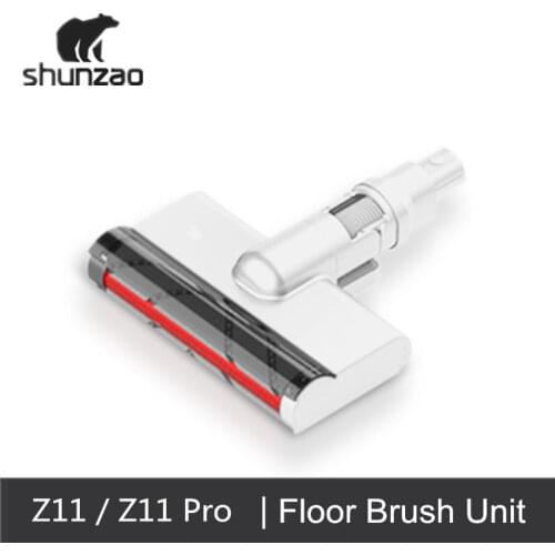 Original Shunzao Cleaner Parts Floor Brush Unit for Handheld Vacuum Cleaner Z11 Pro Z11 Max HEPA Filter Sponge Rolling Brush