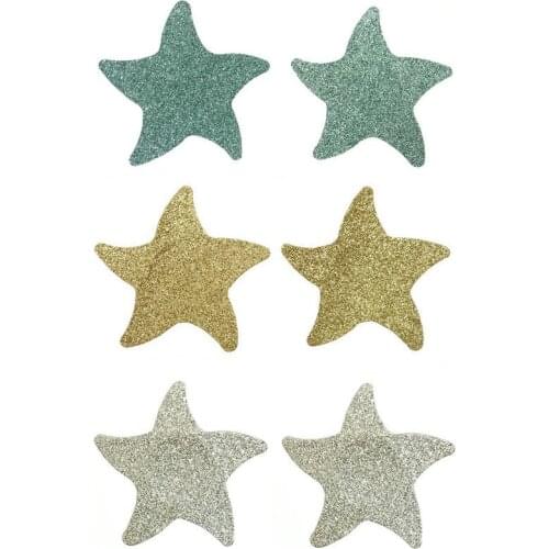 Sexy women self disposable adhesive nipples covers breathable nipple pads glitter invisible protection bra sticker chest petals