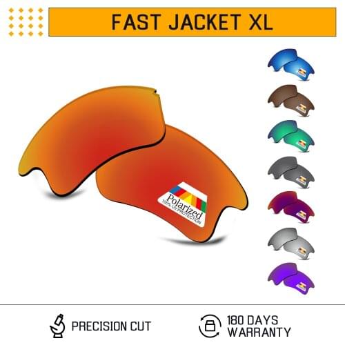 Bwake Polarized Replacement Lenses for-Oakley Fast Jacket XL OO9156 Sunglasses Frame - Multiple Options