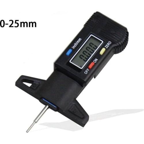 0-25mm Tyre Tread Thickness Gauges Tester Diagnostic Tool Components