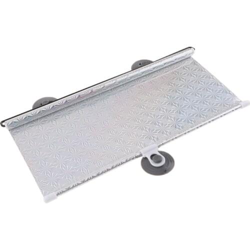 Universal Folding Car Retractable Window Sunshades Curtain Roller 40x60cm