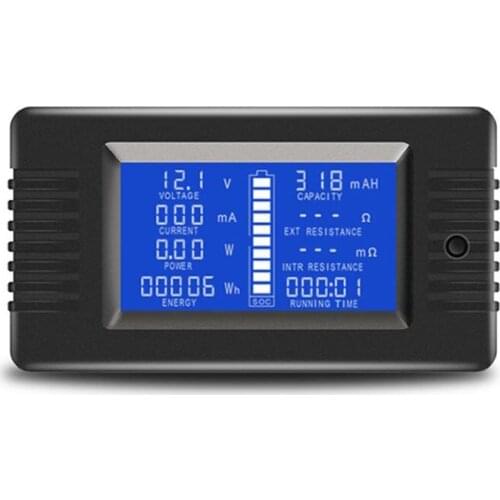 0-200V 300A Voltmeter Ammeter Digital Battery Tester Built-In Shunt Capacity Resistance Electricity Voltage Meter Monitor