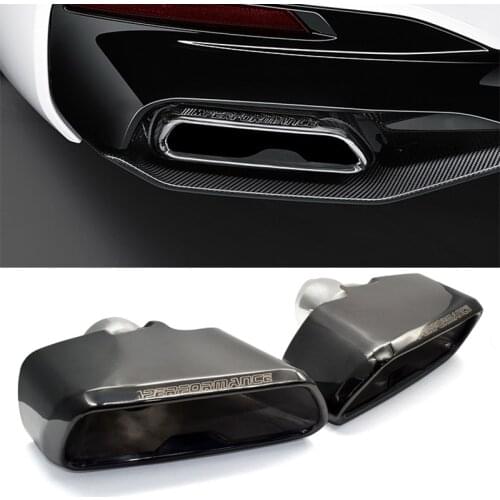 Exhaust For BMW 5 series G30 G38 540 530 MP style Square mouth 2018 2019 Car Exhaust Systems Rear Muffler Tip Tail Exhaust Tips