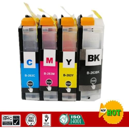 Replacement For Brother LC263 LC261 Ink Cartridge For Brother MFC-J480DW/DCP-J562DW/MFCJ680DW/MFCJ880DW etc