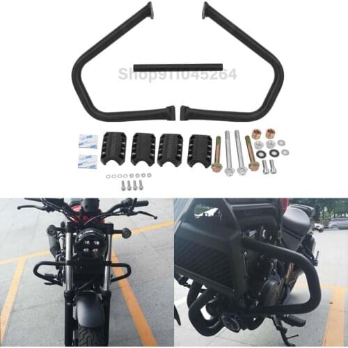 Motorcycle Dumb Black Engine Protetive Guard Crash Bar Protector Accessories For HONDA CMX500 CMX300 CMX Rebel 500 300 2017-2020