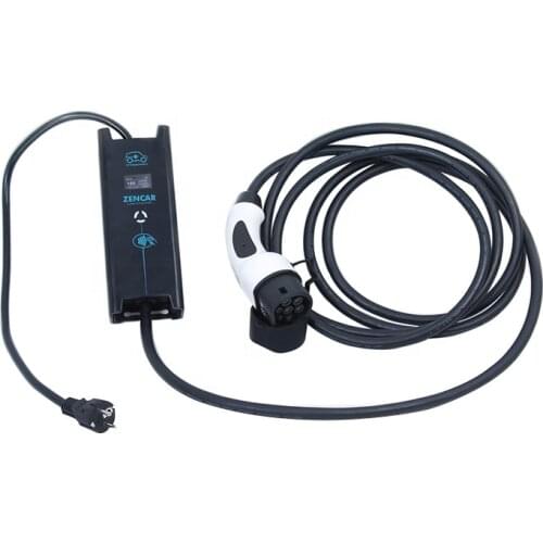 Factory supply zencar iec 62196 evse ev smart charger /mode 2 portable ev charger
