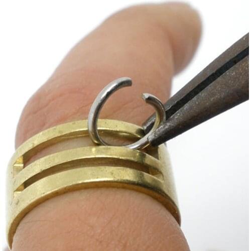 1Pcs Brass Jump Ring Opener Closing Tool Finger DIY Jewelry Making Finding Tool Jewelry Accessories New Arrival