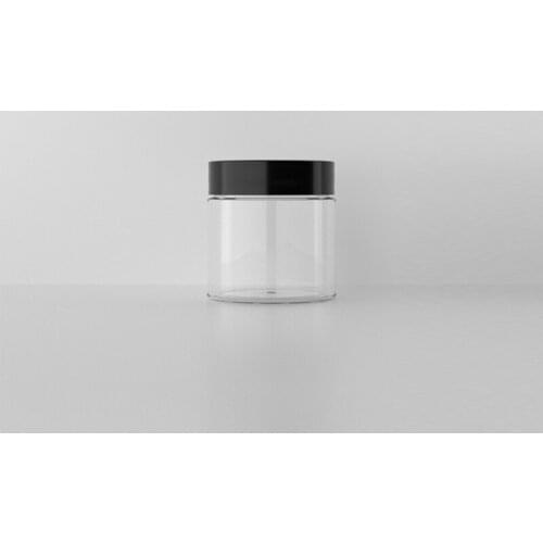 100pcs 20g 30g 50g Transparent Empty Cosmetic Cream Bottles Clear PET Jar Container For Cosmetics Packaging ,Skin Care Pots Tin