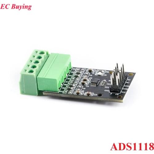 ADS1118 16-bit Analog-to-digital Conversion Module 4-Channel ADC Internal Reference Temperature Sensor SPI Data Acquisition