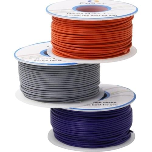 17M Stranded of 18AWG 10 Colors UL1007 Environmental Electronic Wire Conductor To Internal Wiring