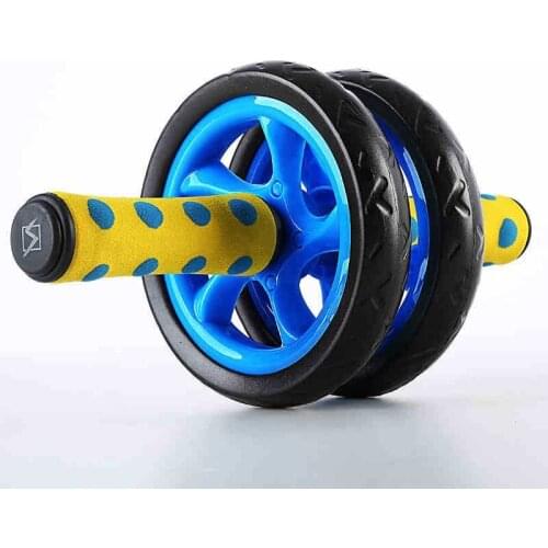 2 Abdominal Wheel AB Roller With Mat No Noise Double-Wheeled Abdomen Workout Fitness Equipment For Home GYM Muscle Exercise
