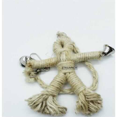 50pcs Cockatiel Parrot Toys Line Hanging Bell Cage Doll Toys for Parrots Bird Squirrel Funny Pet Bird Supplies